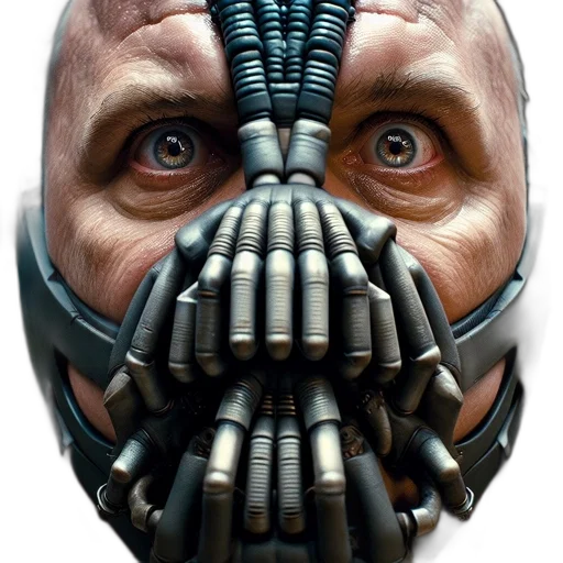 mask, face, robot, comic book art transparent PNG cut-out