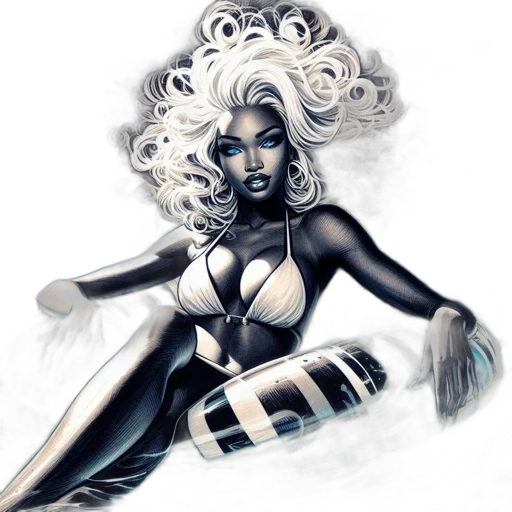 comic book art, concept art, fantasy art, cartoon transparent PNG cut-out