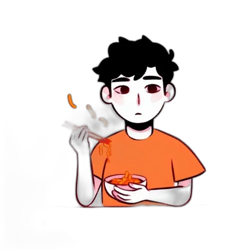 food, staff, dragon, cartoon transparent PNG cut-out