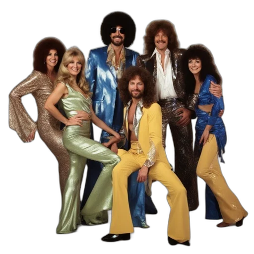 hair, staff, six, individuals transparent PNG cut-out