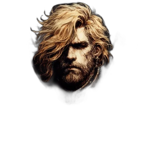 hair, face, jacket, animal transparent PNG cut-out