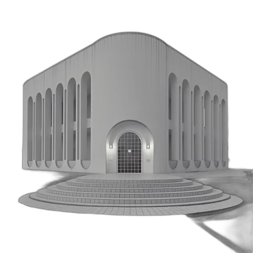 building, hat, crown, 3d render transparent PNG cut-out