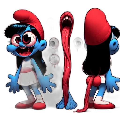 staff, creature, concept art, 3d render transparent PNG cut-out