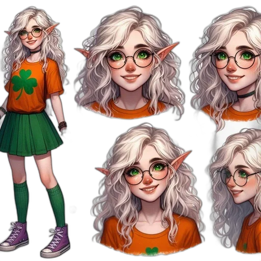 fantasy art, concept art, pixel art, cartoon transparent PNG cut-out