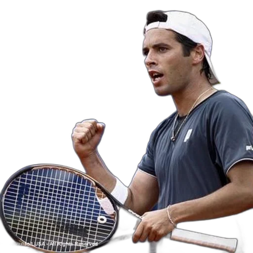 male, tennis, player, wearing transparent PNG cut-out