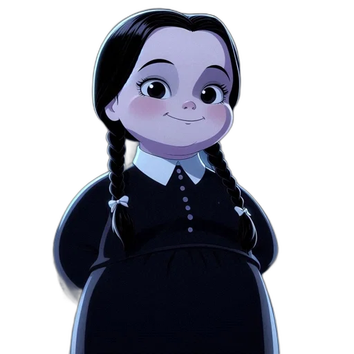 dress, staff, face, cartoon transparent PNG cut-out