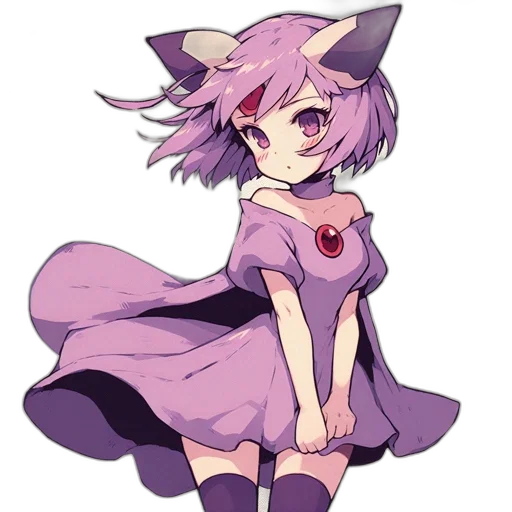 dress, staff, creature, animal transparent PNG cut-out