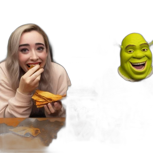 food, face, creature, mask transparent PNG cut-out
