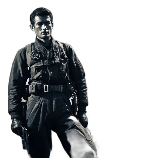 jacket, staff, weapon, sword transparent PNG cut-out