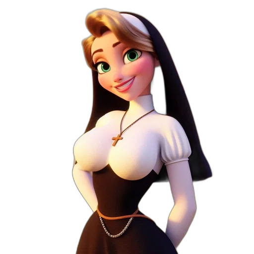 dress, staff, crown, jewelry transparent PNG cut-out