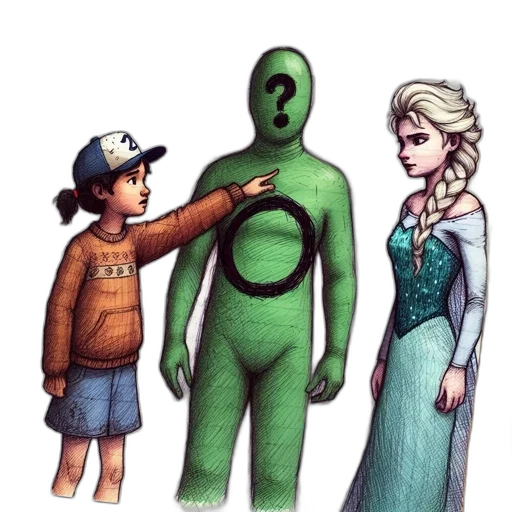 dress, mask, creature, robot transparent PNG cut-out