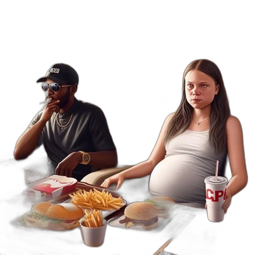 food, face, photorealistic, concept art transparent PNG cut-out