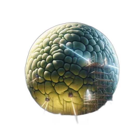 umbrella, building, concept art, 3d render transparent PNG cut-out