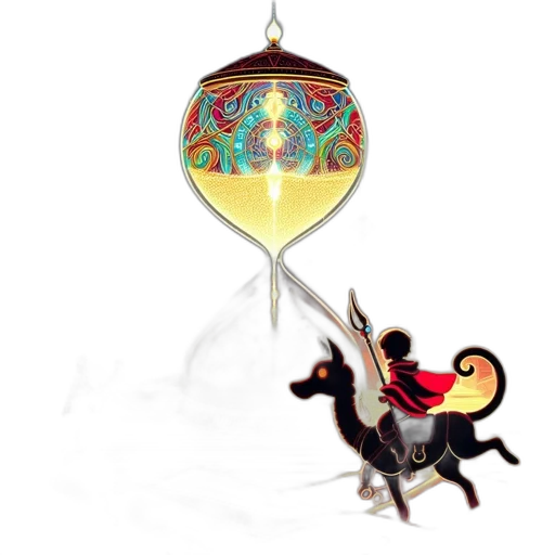 staff, umbrella, dragon, sword transparent PNG cut-out