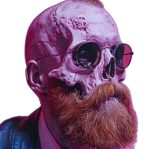 mask, face, jacket, creature transparent PNG cut-out