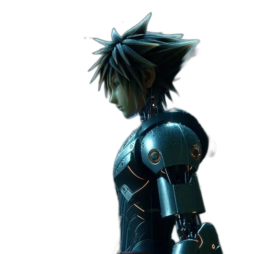 robot, mask, staff, sword transparent PNG cut-out