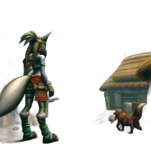 animal, weapon, concept art, 3d render transparent PNG cut-out