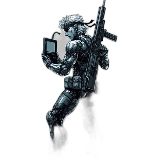 robot, weapon, staff, concept art transparent PNG cut-out