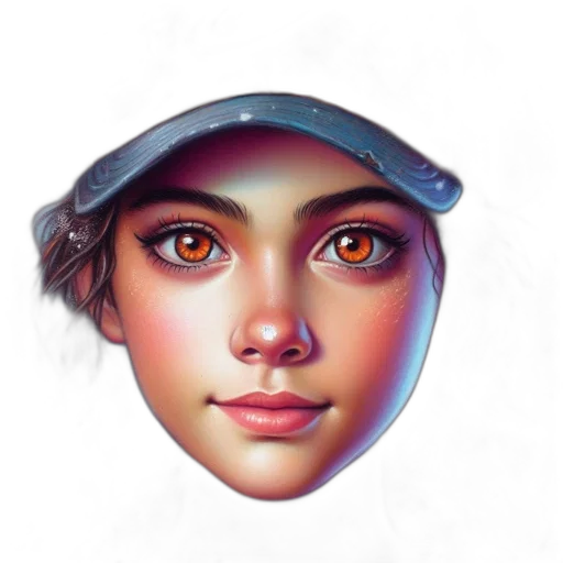 face, mask, hat, creature transparent PNG cut-out