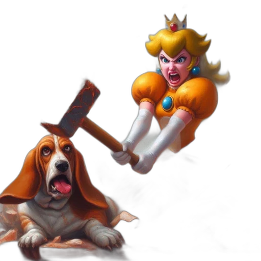 crown, animal, staff, concept art transparent PNG cut-out