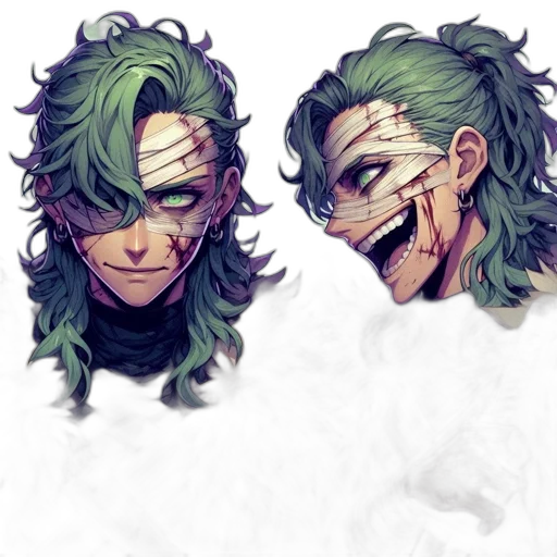 mask, face, creature, concept art transparent PNG cut-out