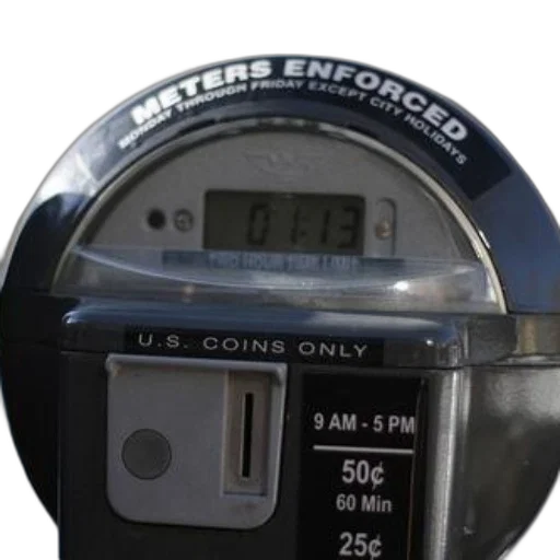 parking, meter, displays, time transparent PNG cut-out