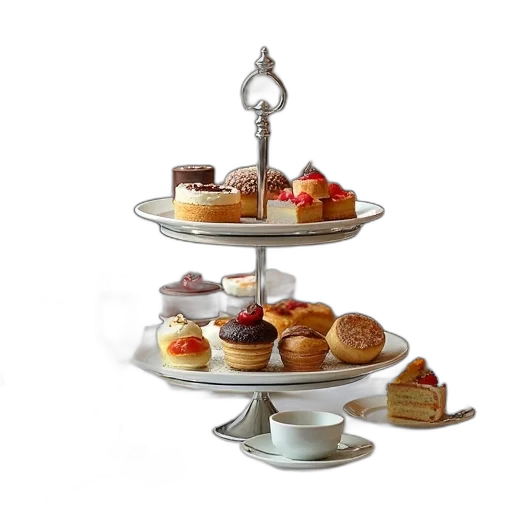 food, luxurious, dessert, display transparent PNG cut-out