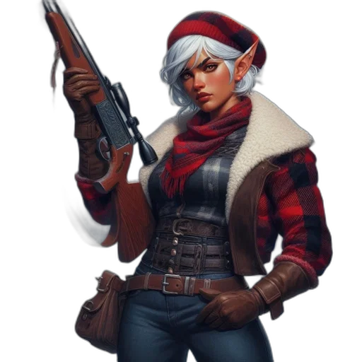 weapon, staff, jacket, concept art transparent PNG cut-out