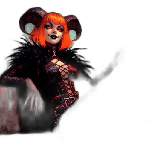 creature, mask, staff, concept art transparent PNG cut-out