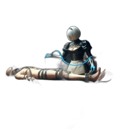 robot, sword, weapon, staff transparent PNG cut-out