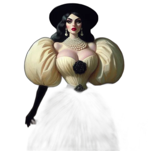dress, hat, jewelry, crown transparent PNG cut-out