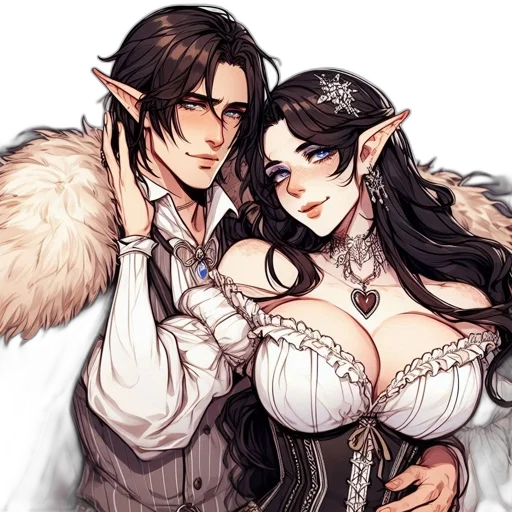 fantasy art, concept art, watercolor, pixel art transparent PNG cut-out
