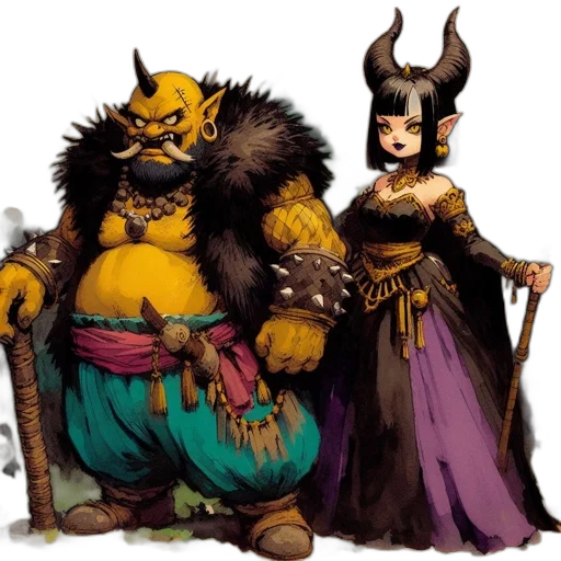 fantasy art, concept art, comic book art, pixel art transparent PNG cut-out