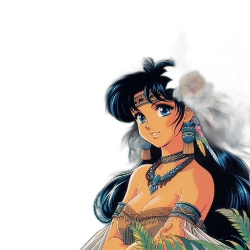 dress, anime, fantasy art, concept art transparent PNG cut-out