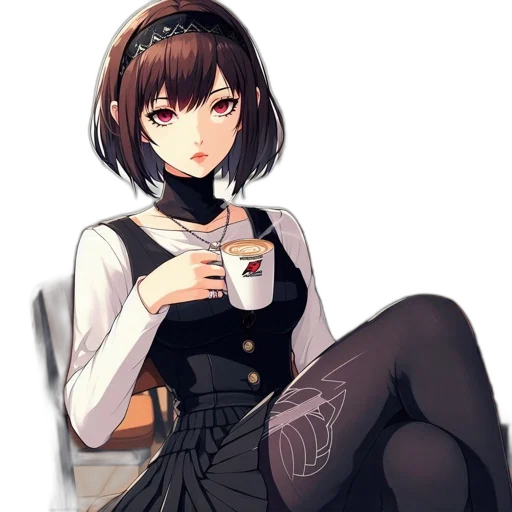 dress, staff, robot, weapon transparent PNG cut-out