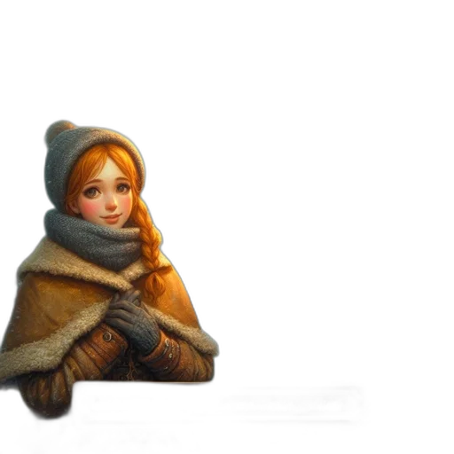 jacket, staff, weapon, hat transparent PNG cut-out