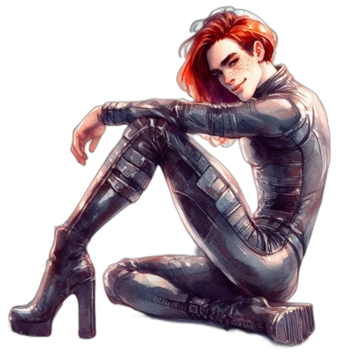 jacket, robot, cyberpunk, concept art transparent PNG cut-out