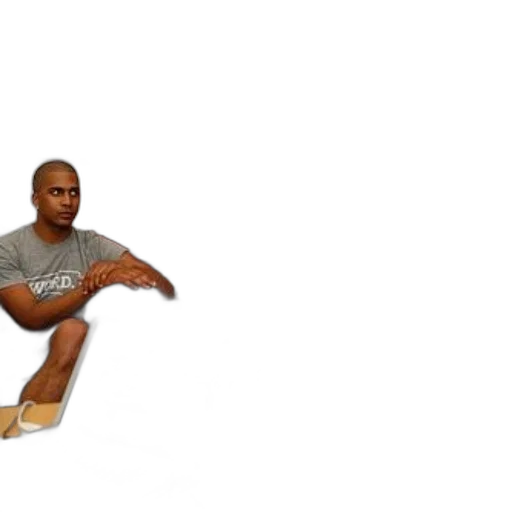shoes, man, sits, front transparent PNG cut-out