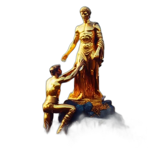dress, staff, oil painting, concept art transparent PNG cut-out