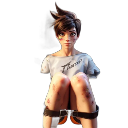 face, staff, 3d render, concept art transparent PNG cut-out
