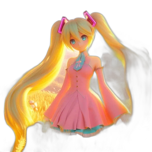 dress, staff, 3d render, concept art transparent PNG cut-out