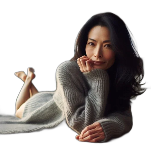 dress, jewelry, face, photorealistic transparent PNG cut-out