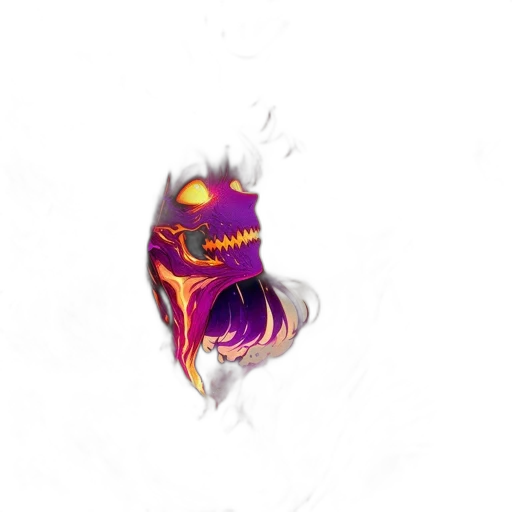 dragon, mask, creature, crown transparent PNG cut-out