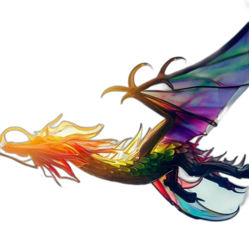 dragon, creature, sword, weapon transparent PNG cut-out