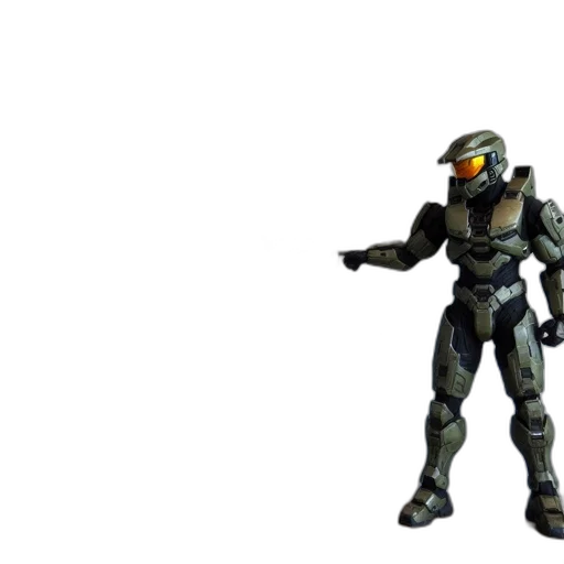 robot, weapon, concept art, 3d render transparent PNG cut-out