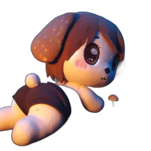 creature, animal, staff, hair transparent PNG cut-out