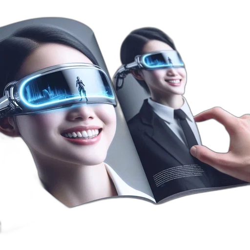 cyberpunk, 3d render, vaporwave, woman transparent PNG cut-out