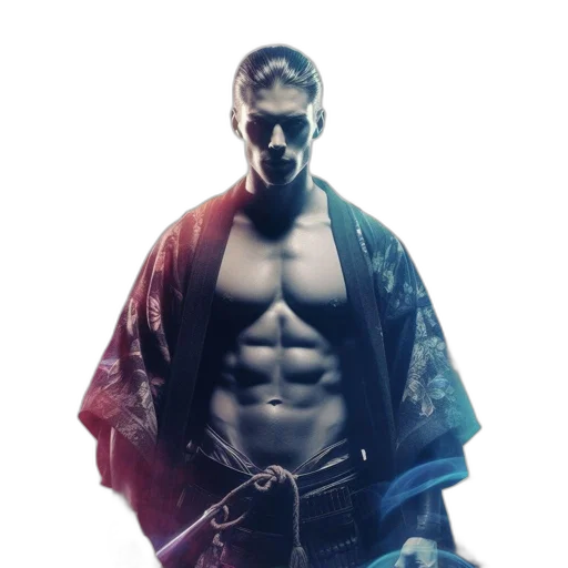 jacket, sword, weapon, robot transparent PNG cut-out