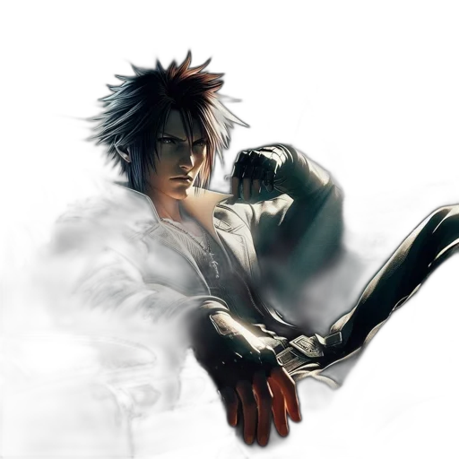 concept art, comic book art, photorealistic, anime transparent PNG cut-out