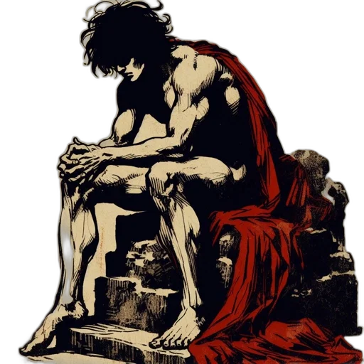 comic book art, concept art, fantasy art, fire transparent PNG cut-out